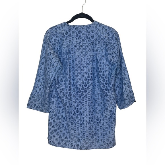 ROBERTA ROLLER RABBIT Blue Tulip Top - Picture 2 of 5